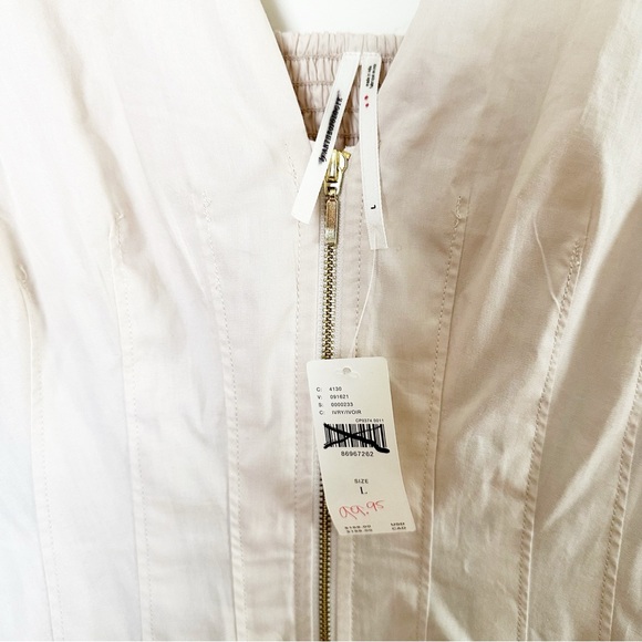 Anthropologie By Anthropologie Sleeveless V-Neck Corset Midi Dress - Picture 6 of 8